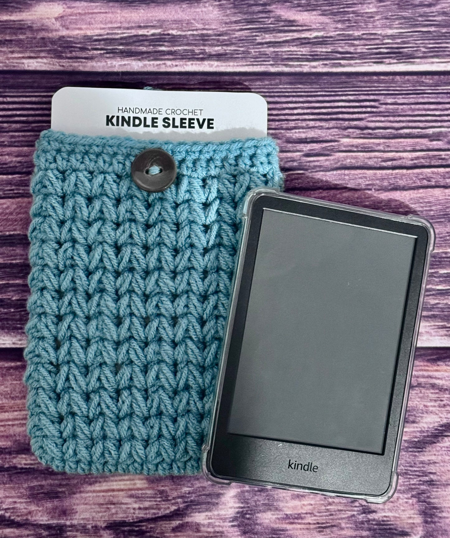 Custom Crochet Kindle Sleeve