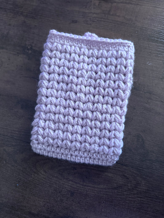 Light Pink Crochet Kindle Sleeve