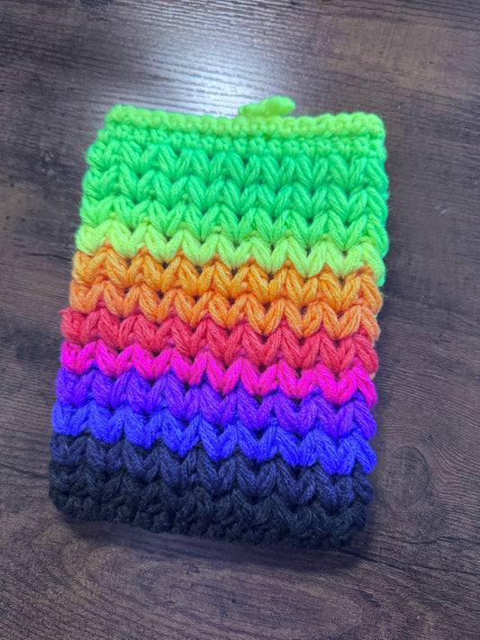 Neon Crochet Kindle Sleeve